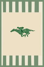 Set of 2 Horse Racing + Wild Freedom | Contemporary Equestrian Wall Art Prints