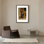 Le Garde Maure – Ludwig Deutsch Poster | Orientalist Figurative Art Print - Hakyarts