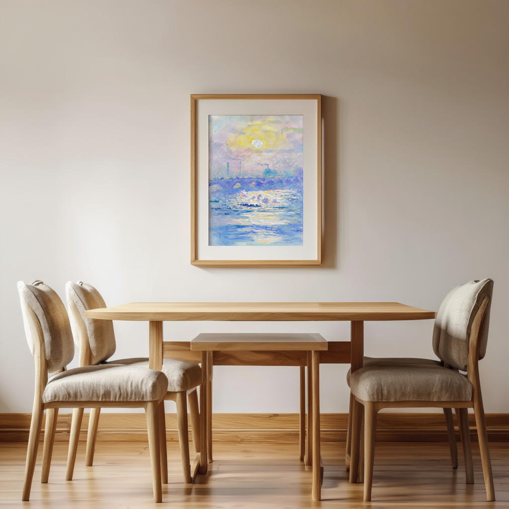 Claude Monet – Waterloo Bridge Impressionist Print