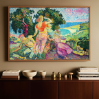 Henri-Edmond Cross – The Excursionists Art Print - Hakyarts