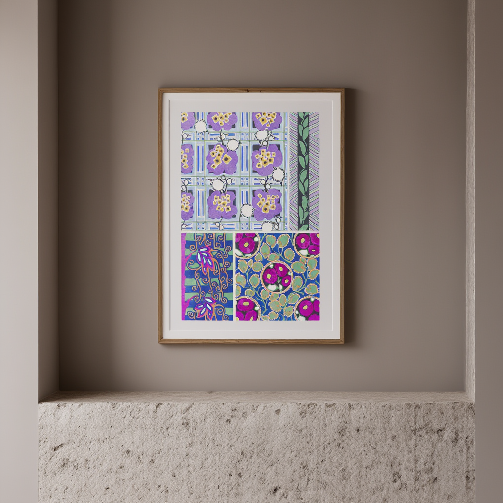 Floréal Pl.14 by Mile-Allain Séguy – Art Deco Botanical Poster