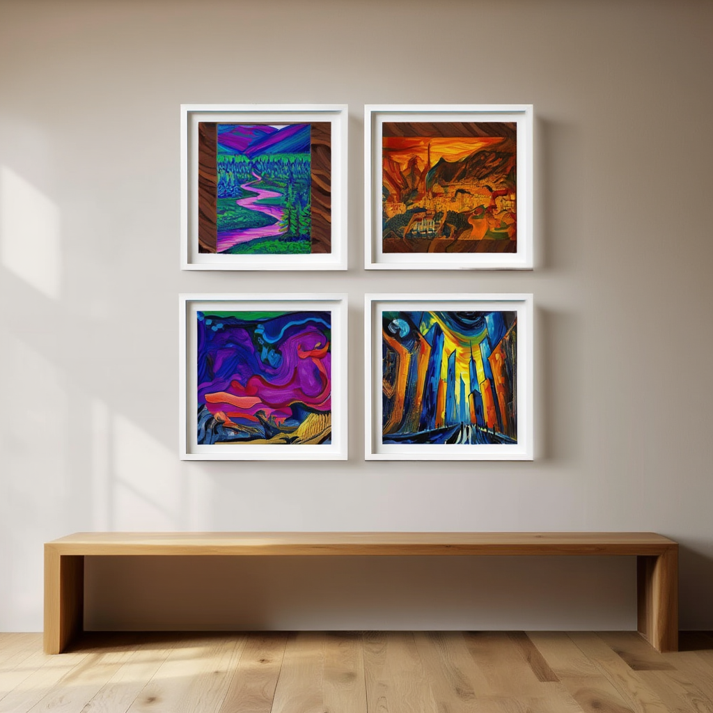 Kirchner Mix and Match 4 Prints — Stylized Berlin Nightlife