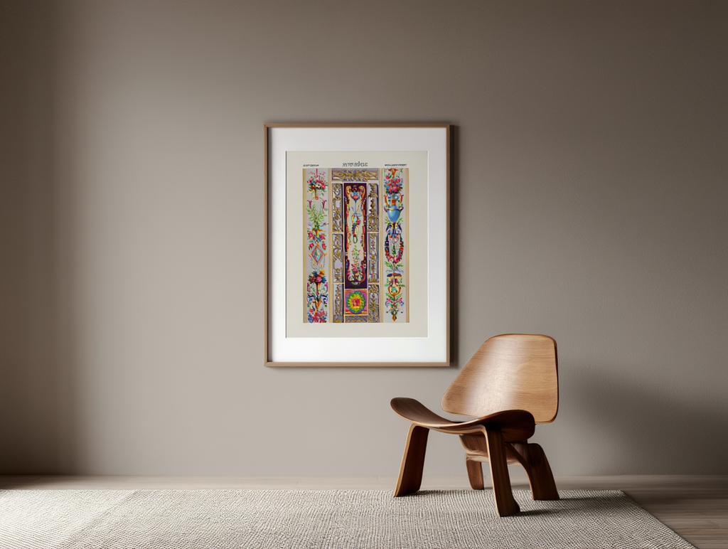 Auguste Racinet – XVI Century Print – Vintage Historical Art Poster