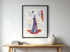 Schiaparelli Evening Gown Poster
