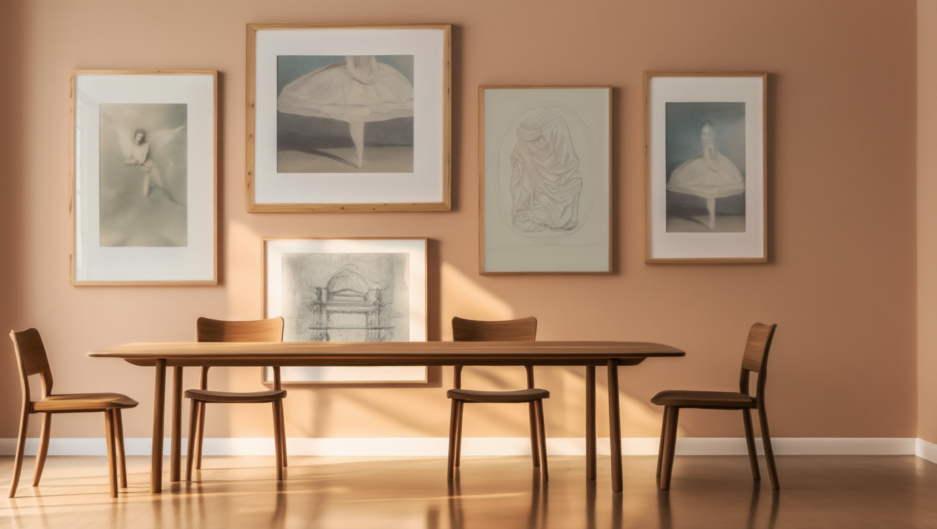 Timeless Vintage – 5-Piece Wall Art Set