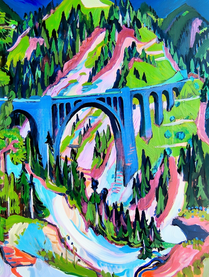 Ernst Ludwig Kirchner -  Brucker near Wiesen