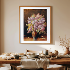 Lilacs in Vase Art Print by Karl Vikas – Elegant Floral Wall Decor
