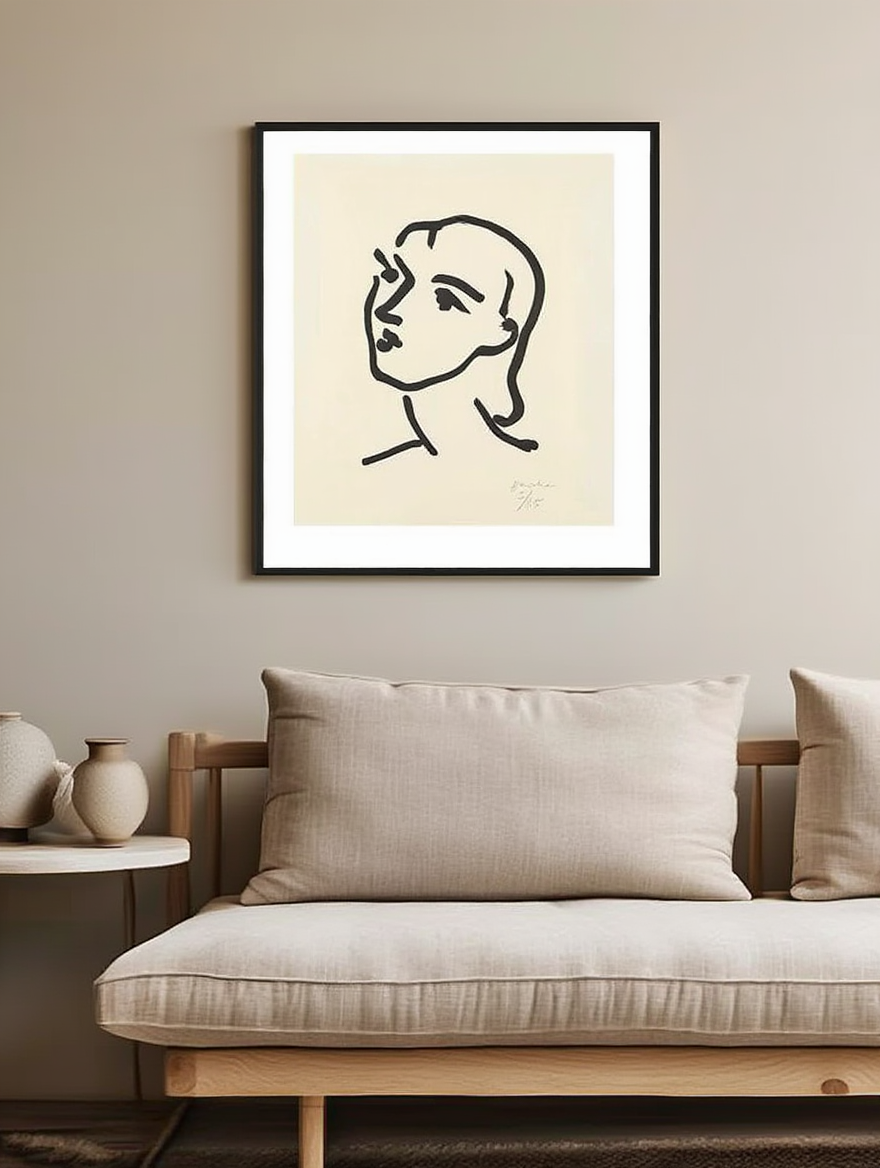 Henri Matisse – Nadia aux Cheveux Lisses - Iconic Modern Art Print