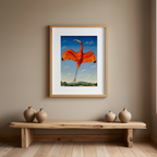 Guara by Albert Eckhout – Exotic Animal Illustration Art Print - Hakyarts