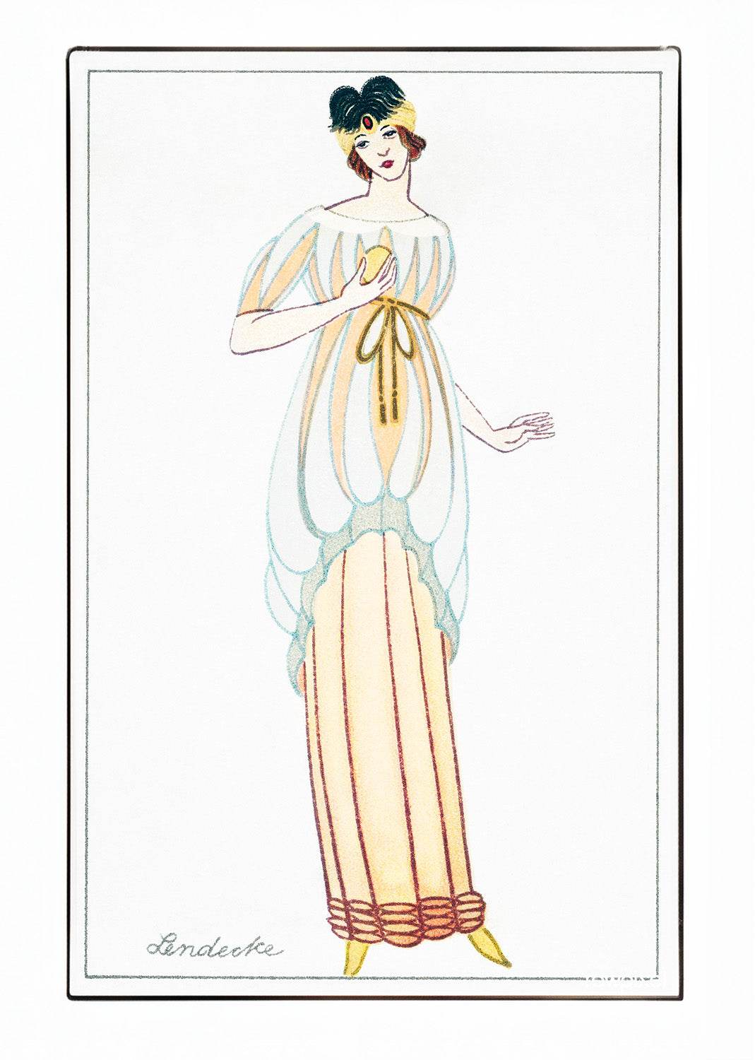 Lendecke Woman in Anklelength Tubular Dress - Hakyarts