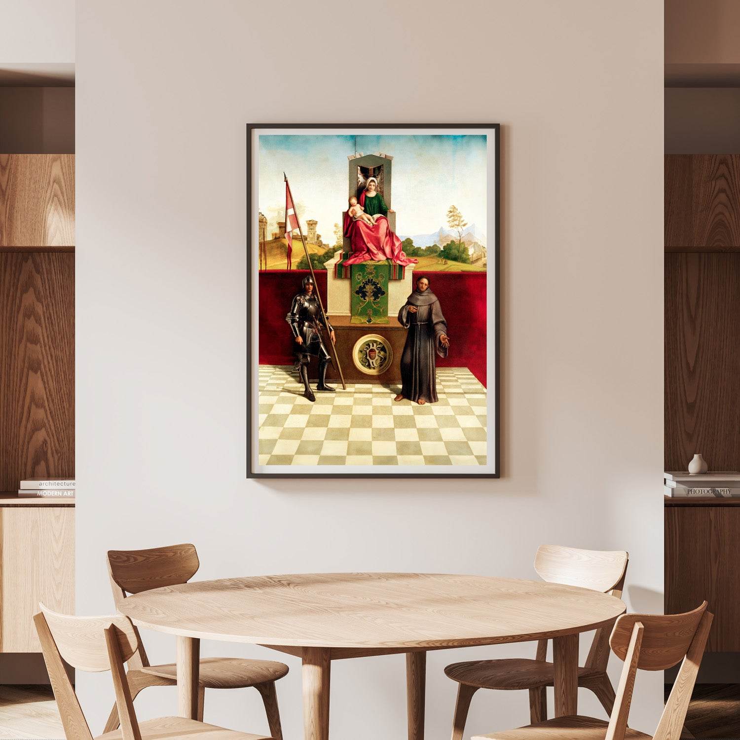 Madonna and Child Between St. Francis and St. Nicasius - Hakyarts