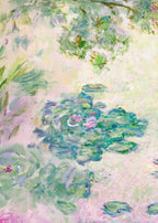 Set of 2 Distinct Floral Still Life & Claude Monet – Nymphéas | Contemporary Floral & Impressionist Wall Art Prints