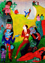 Utan Pardon by Nils Dardel – Modernist Figurative Art Print - Hakyarts
