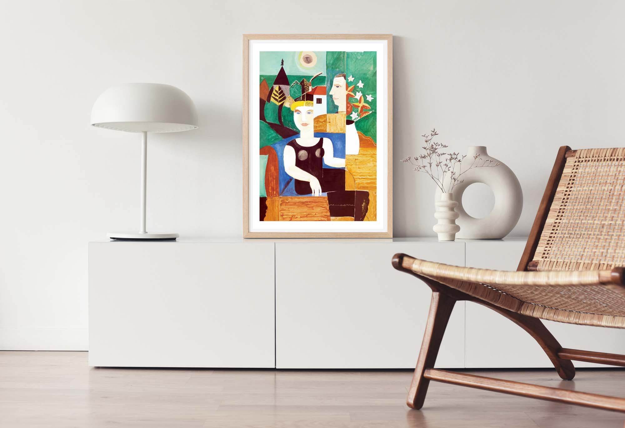 The artist and his wife by moonlight - Hakyarts