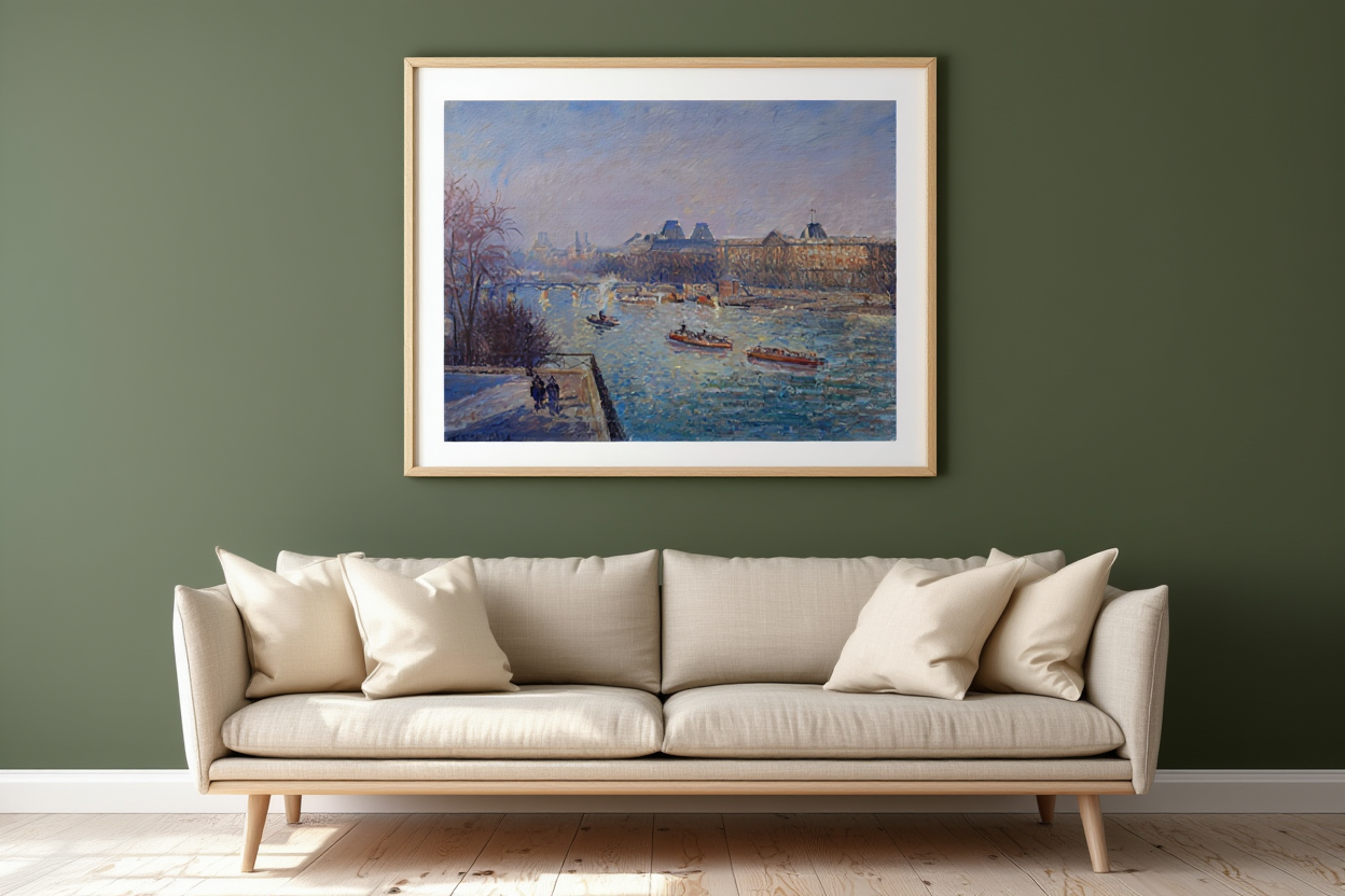 Camille Pissarro - Morning, Winter Sunshine