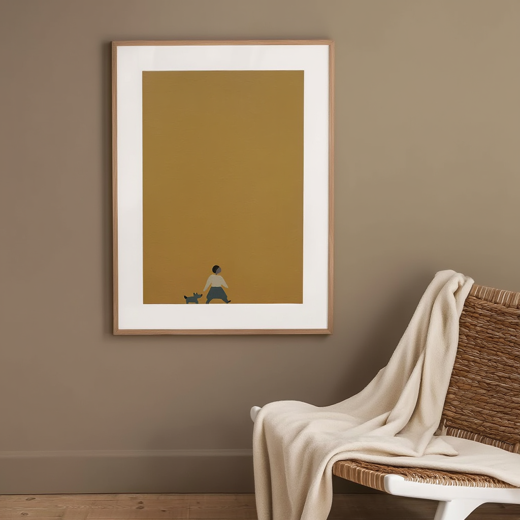 Spatial Tension and Release – Contemporary Abstract Art Print