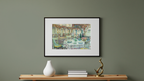 Le Déjeuner by Henri Le Sidanier – Impressionist Art Print - Hakyarts