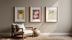 Petal Palette – 6 Floral Prints | Mix & Match Wall Art Collection - Hakyarts