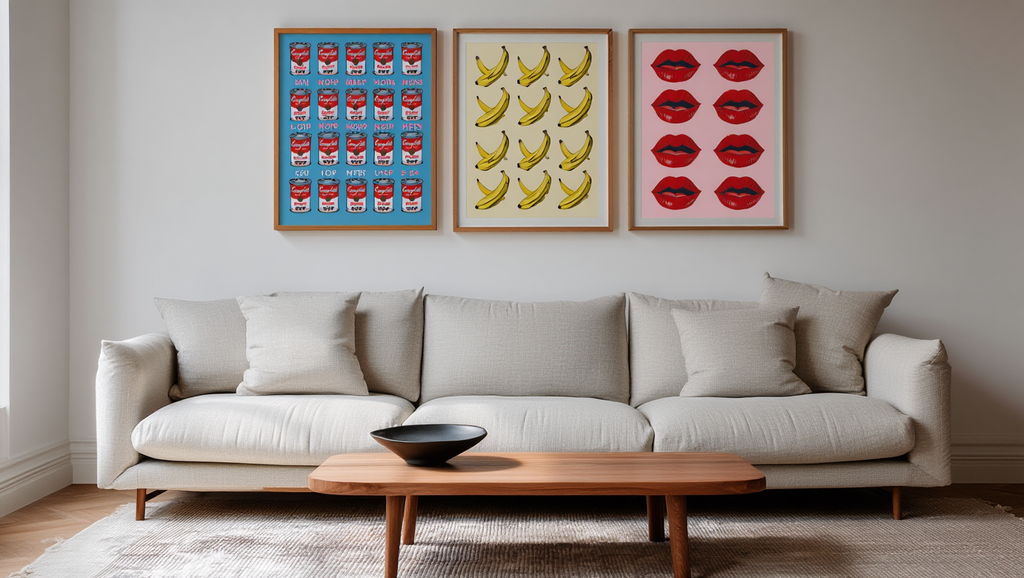 Pop Art Warhol – Bedroom Set of 3 Prints