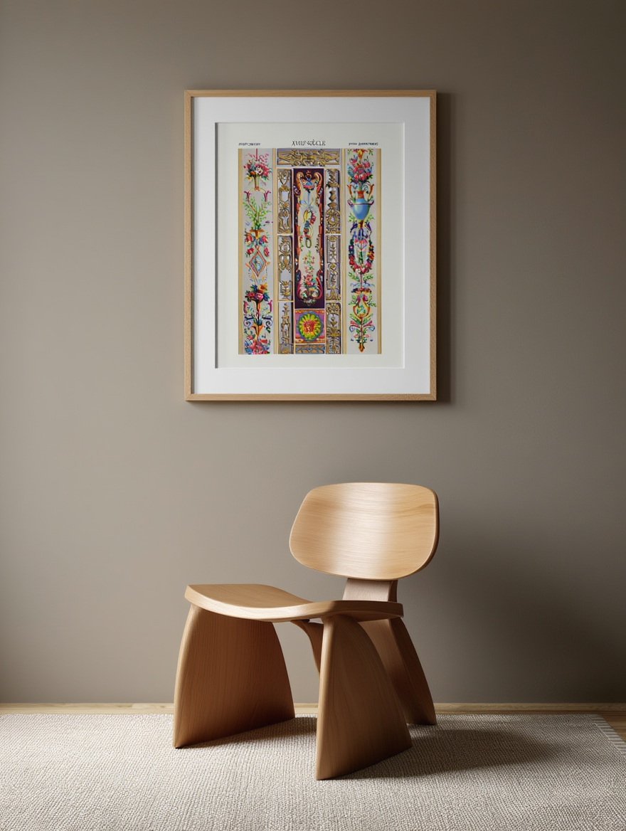 Auguste Racinet – XVI Century Print – Vintage Historical Art Poster