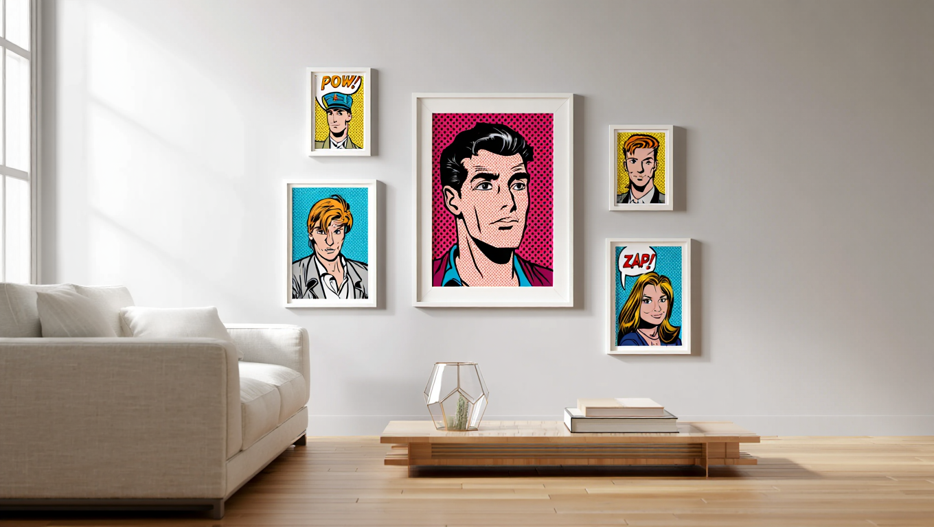 Pop Figures – Set of 5 Figurative Prints
