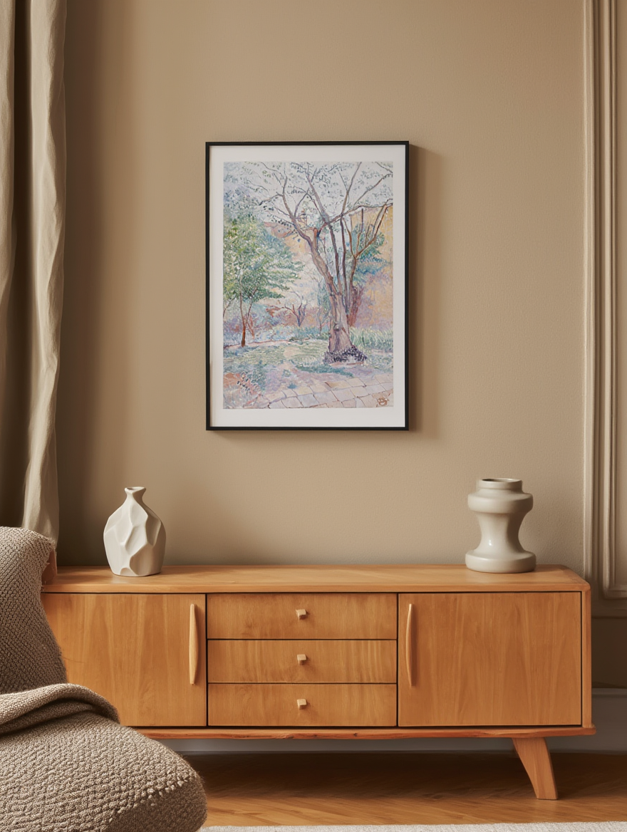 The Nut Tree – Lucien Pissarro Art Print | Early 20th-Century French Impressionist Poster