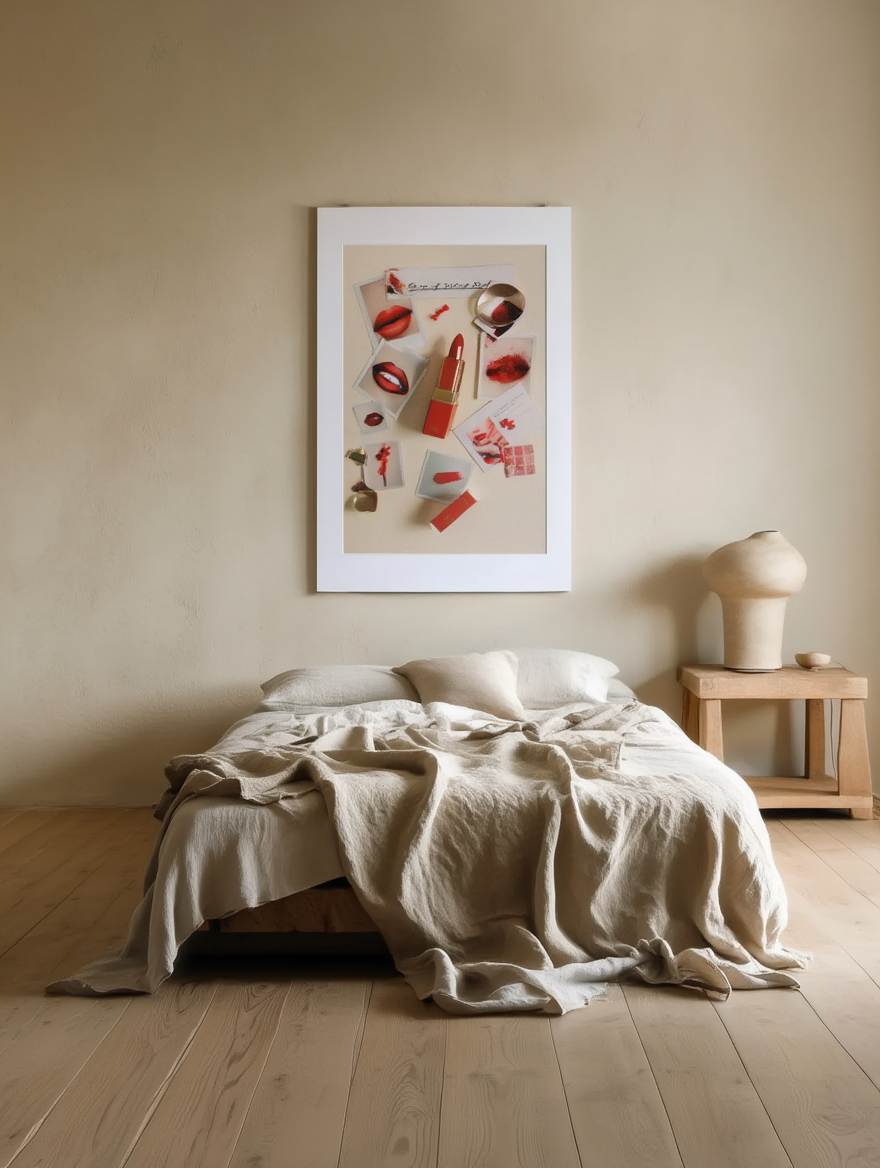 Girlhood – Beauty & Lifestyle Collage Poster | Trendy Wall Art Print