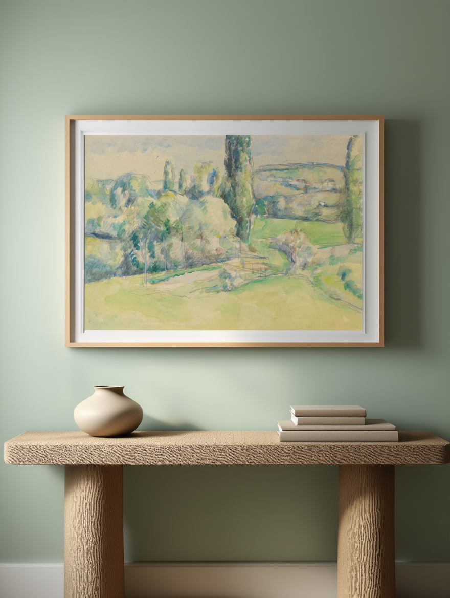 Paul Cézanne - La Côte Du Jallais À Pontoise