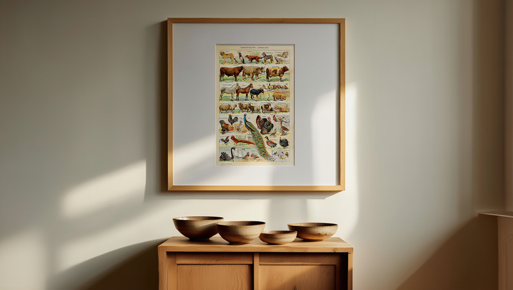 Adolphe Millot - Domestiques Animaux Poster