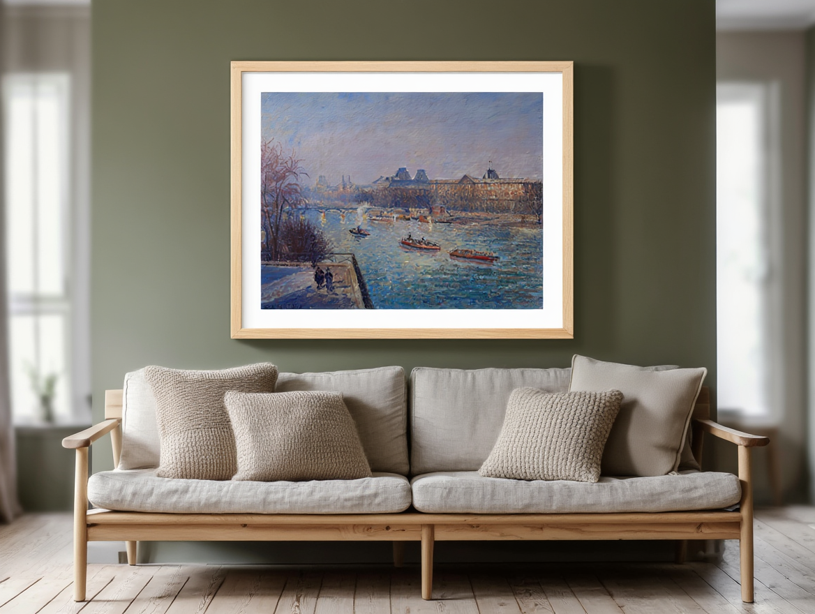 Camille Pissarro - Morning, Winter Sunshine