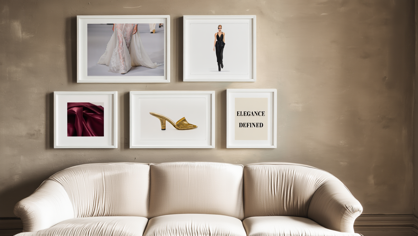 Luxury Fashion Art – 5-Piece Workspace Set