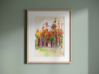 Grove of Trees – Auguste Renoir Poster | Impressionist Landscape & Nature Art Print