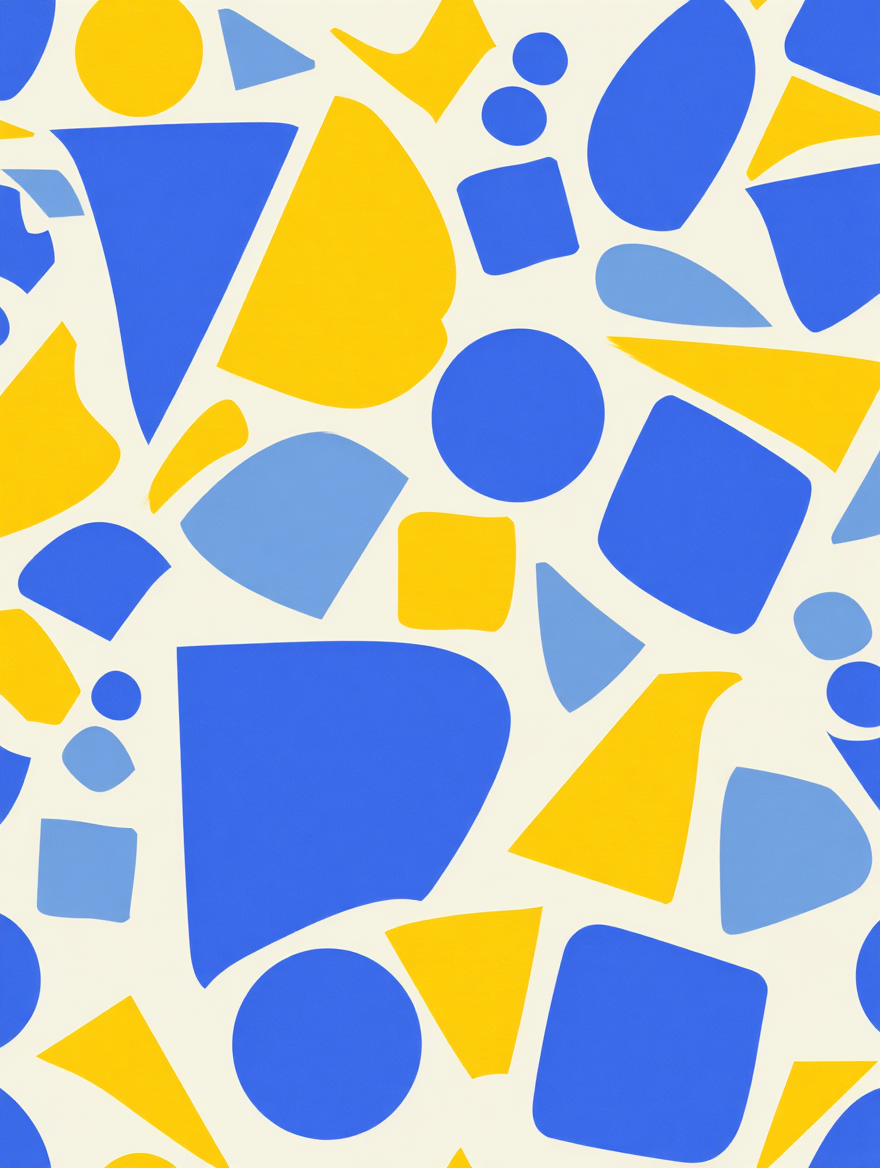 4 Prints – Colorful Mixed Floral Abstract Art Collection