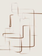 Intersecting Planes – Modern Shapes Art Print
