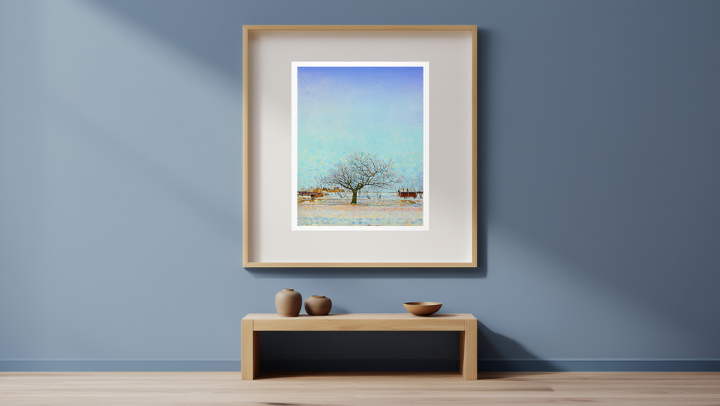 The Weeping Willow – Vilho Lampi (1934) | Finnish Expressionist Art Print