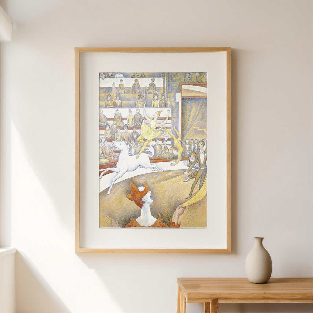 Georges Seurat – The Circus Print (1891) – Vintage French Pointillism Poster