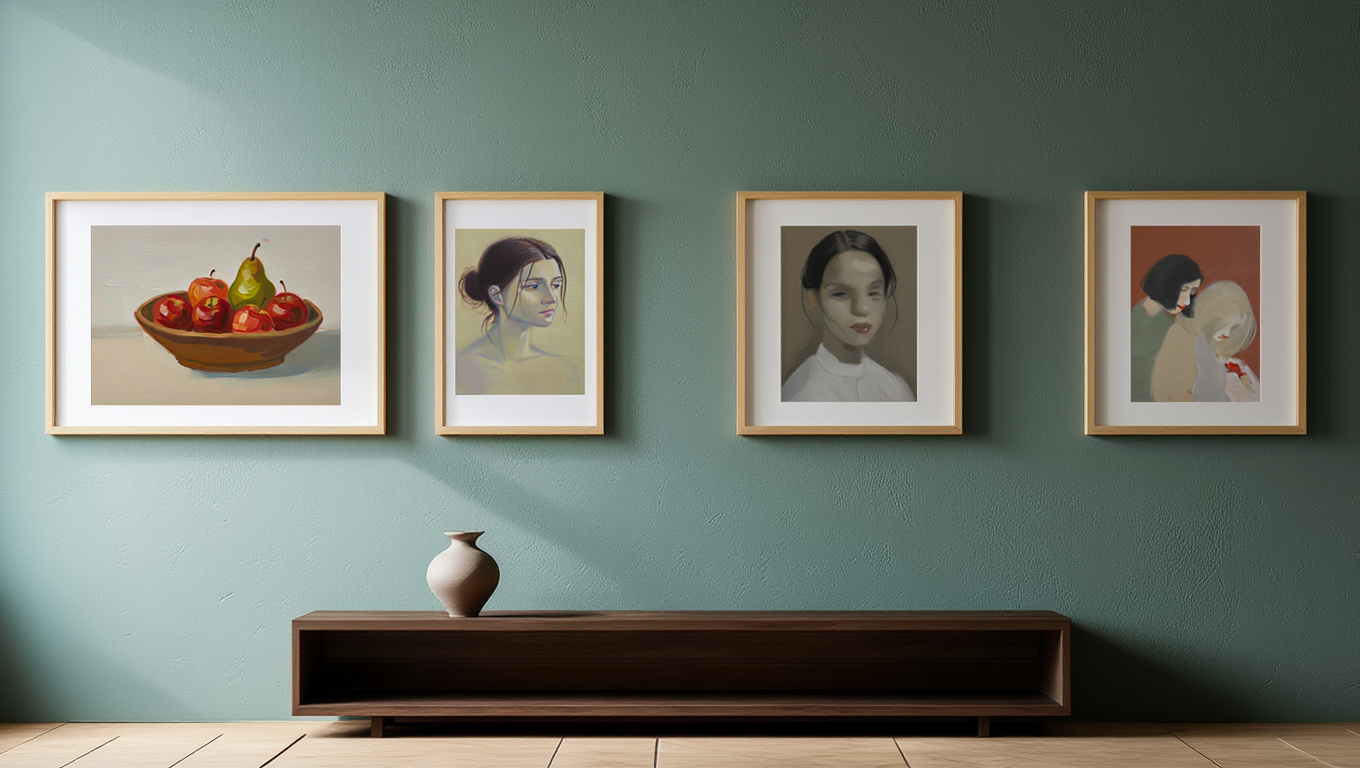 Helene Schjerfbeck – Nordic Minimalist Series 4 Prints Mix & Match