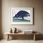 The Bonaventure Pine – Paul Signac Poster | Neo‑Impressionist Coastal Landscape Art Print