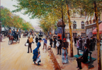 Boulevard des Capucines – Jean Béraud Poster | Belle Époque Parisian Street Scene Art Print