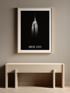 Empire State Building Poster – Iconic New York Skyline Wall Art - Hakyarts