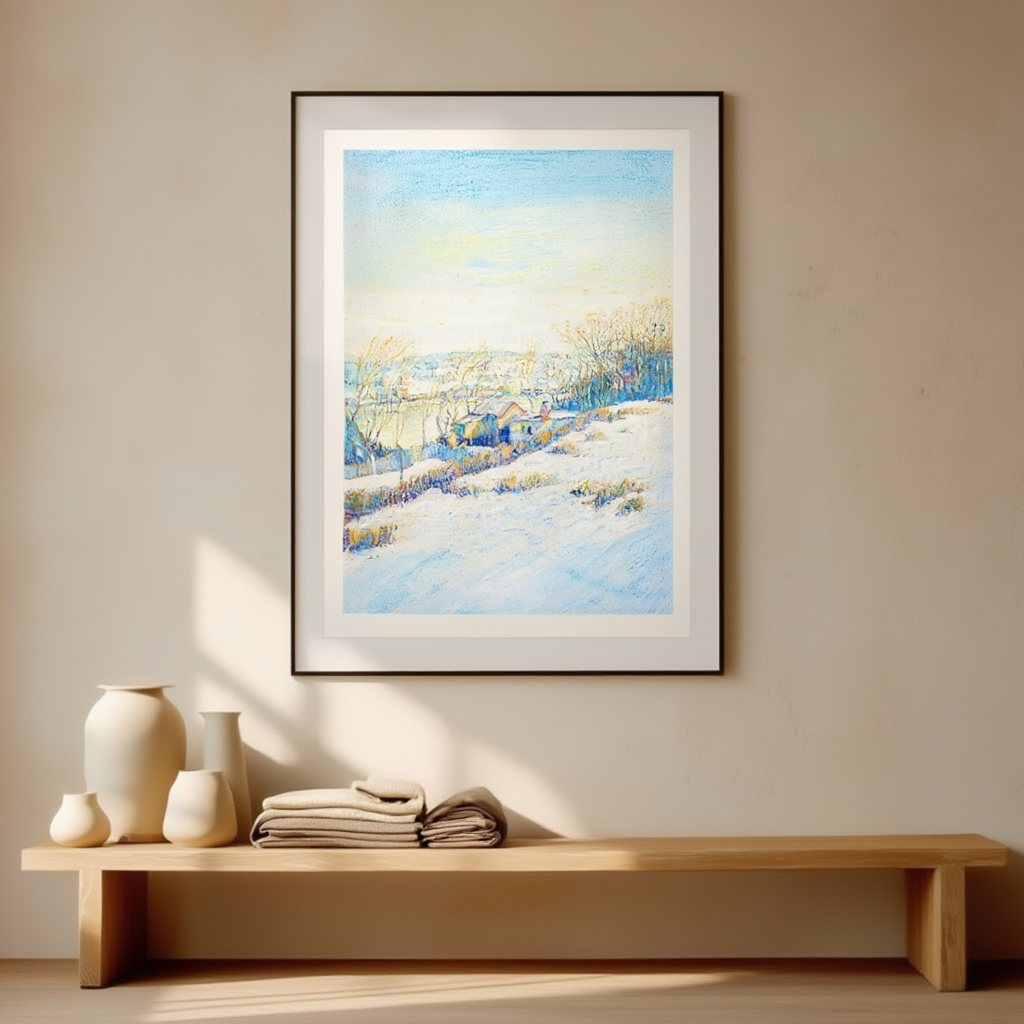 Upper Harlem River “River”, 1915 – Ernest Lawson Art Print | Early 20th-Century American Landscape Poster