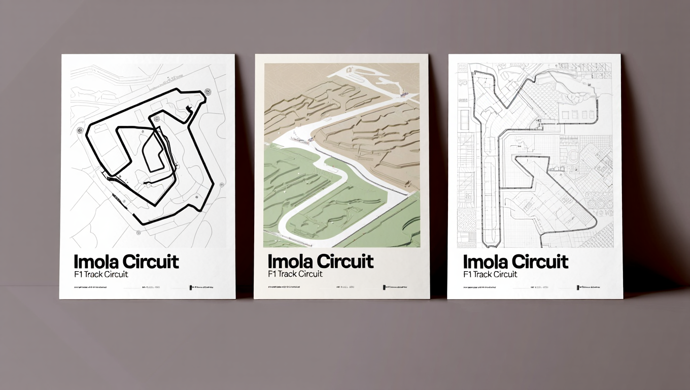 F1 Imola Nordic Circuit – Version 1 – Set of 3