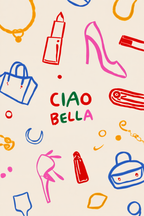 Set of 4 Italian Phrase Prints – “Amore”, “Bella Vita”, “Ciao Bella”, “Buona Giornata” Wall Art - Hakyarts