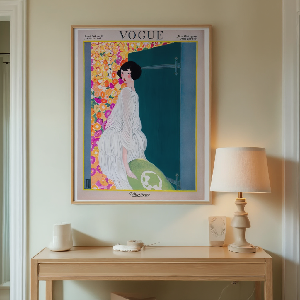 Vogue May 1, 1920 – Vintage Fashion Illustration Poster