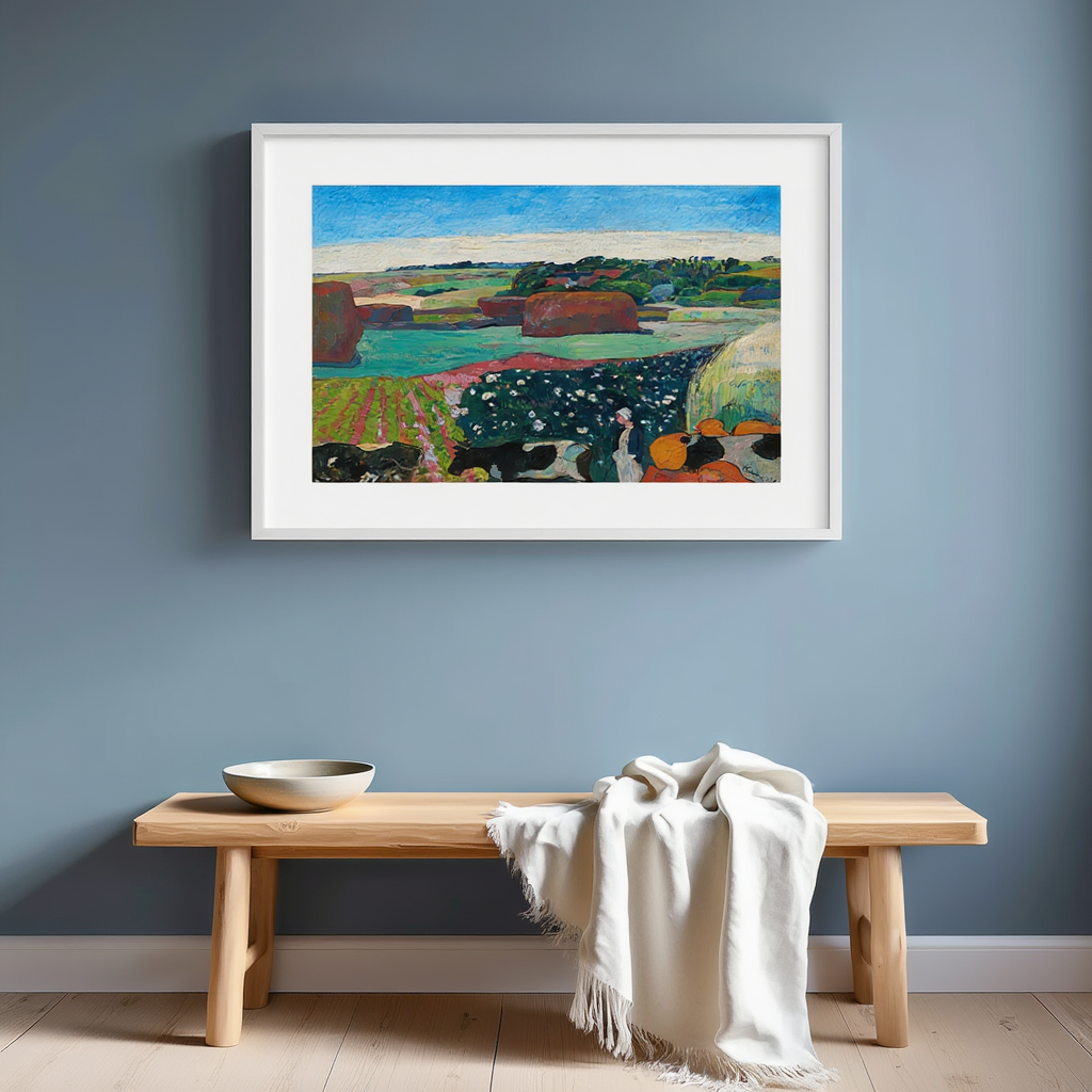 Paul Gauguin - Haystacks in Brittany