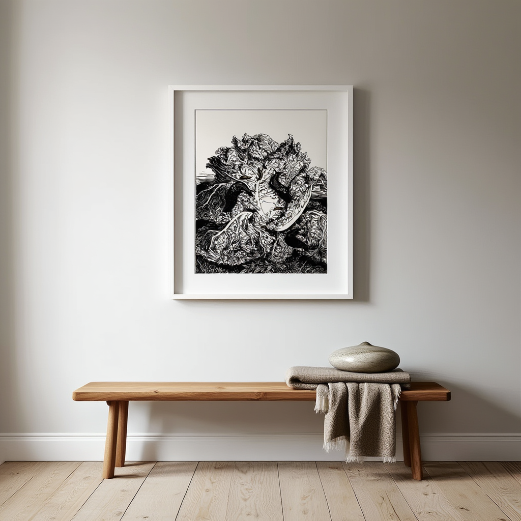 Julie de Graag - Three slugs On A Cabbage