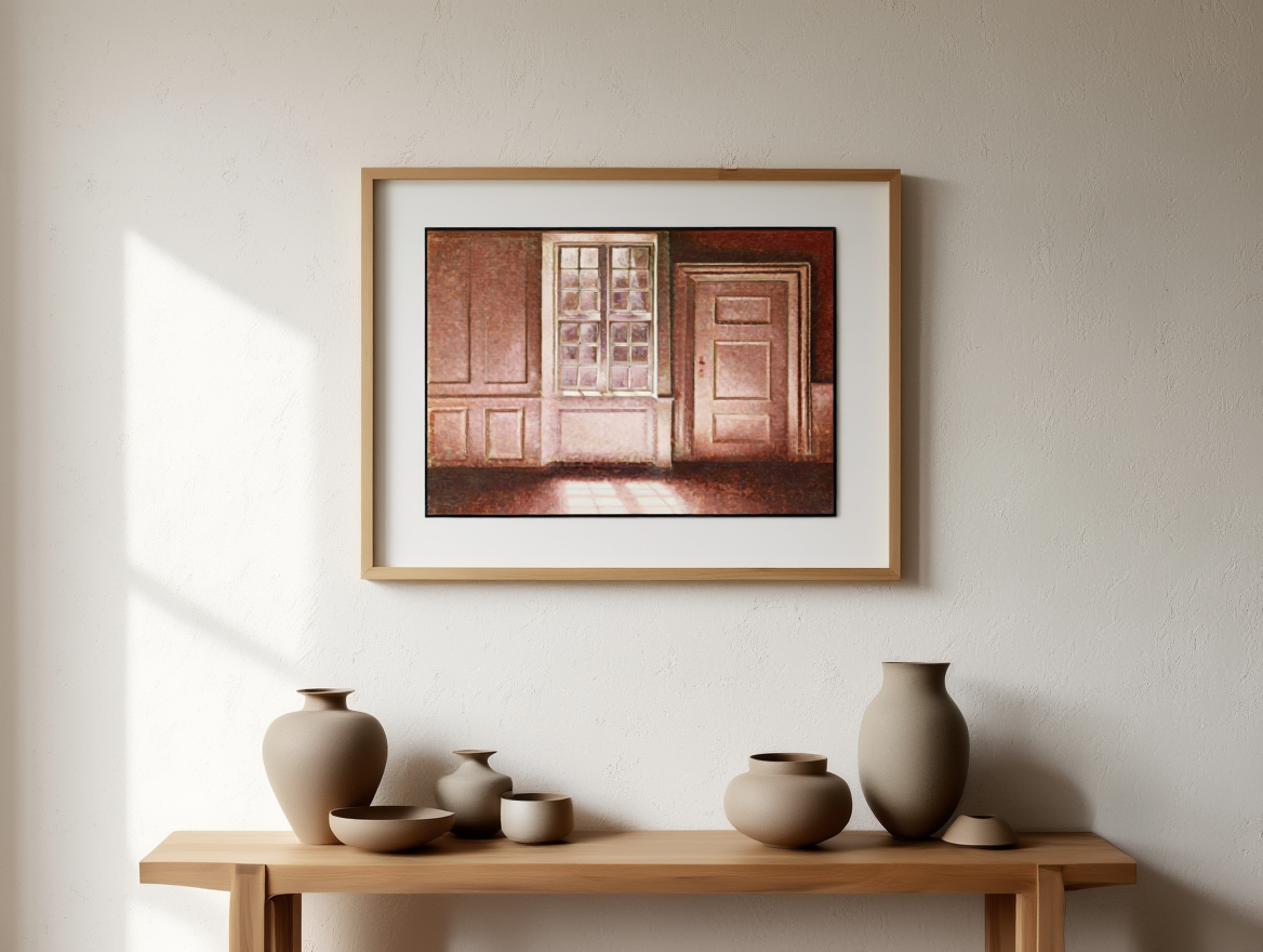 Vilhelm Hammershøi  - Moonlight | HakyArts