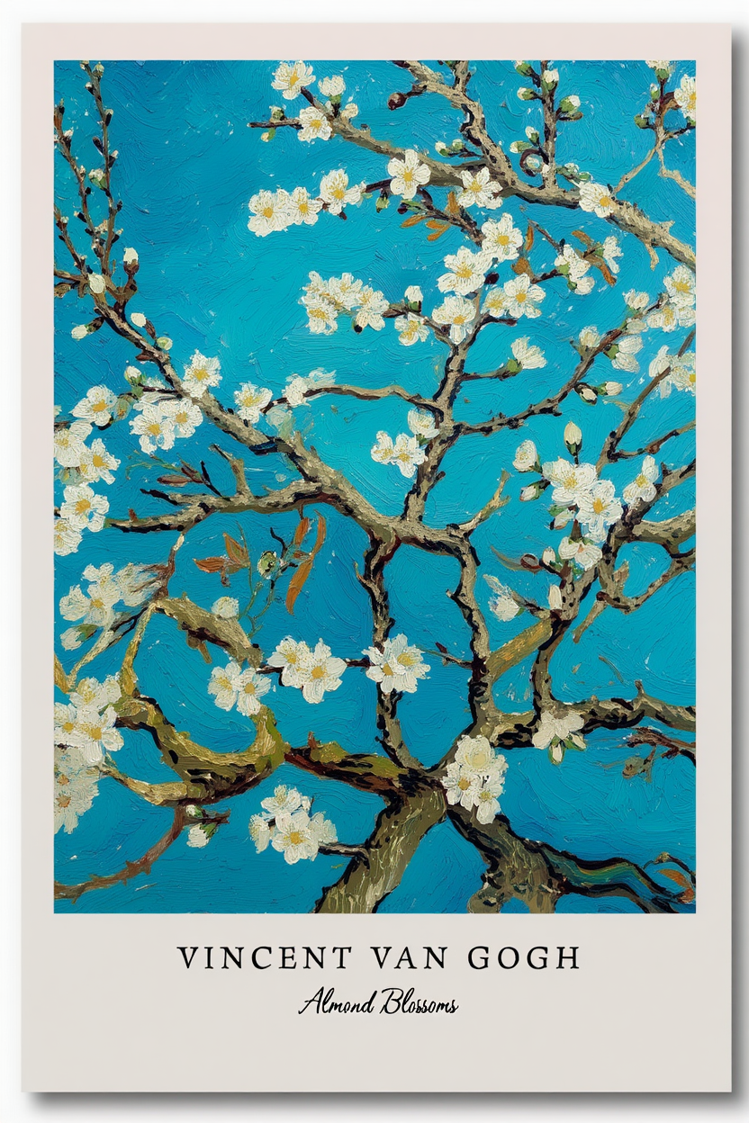 4-Piece Vincent Van Gogh Gallery Set – Timeless Art Prints