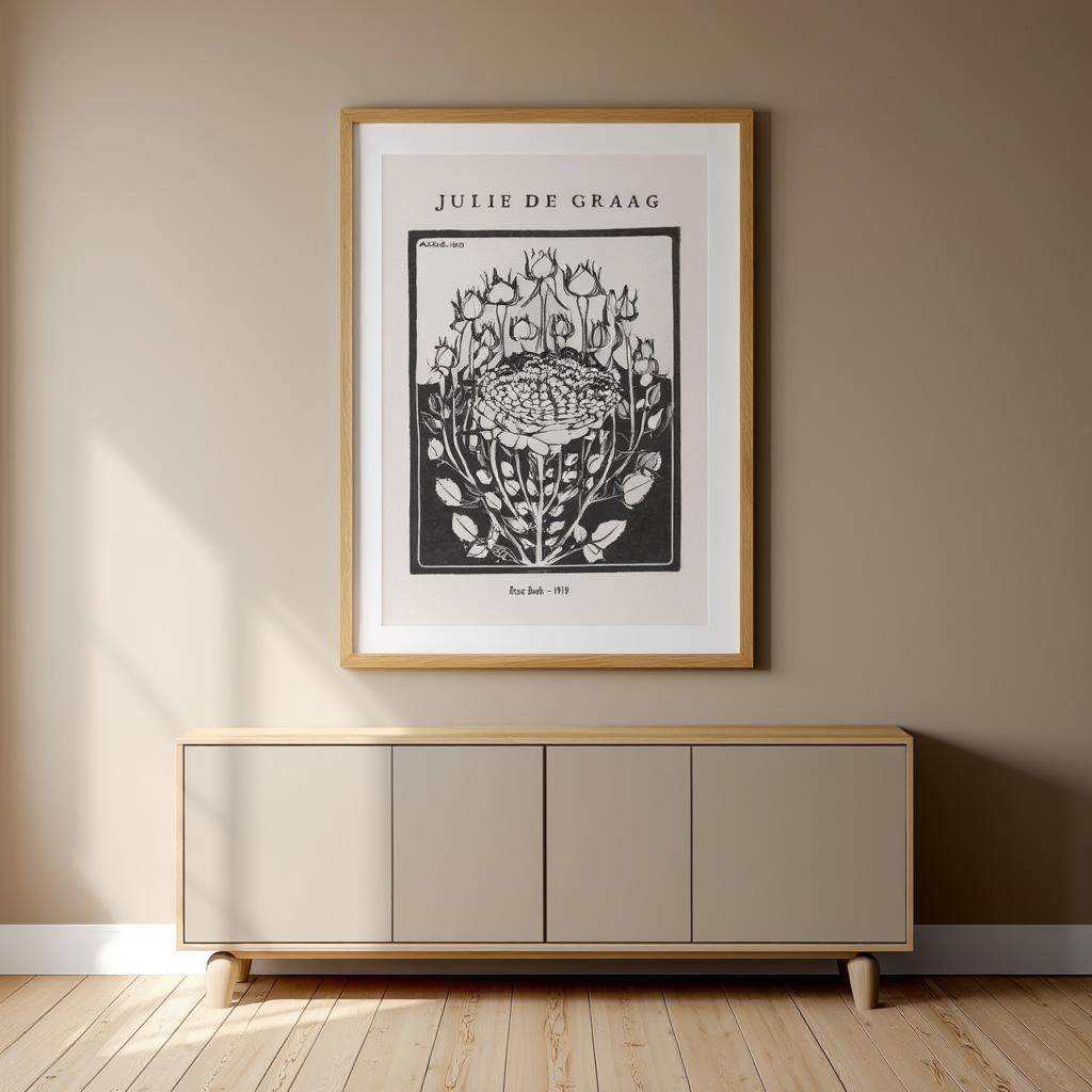 Julie de Graag - Rose Bush Poster