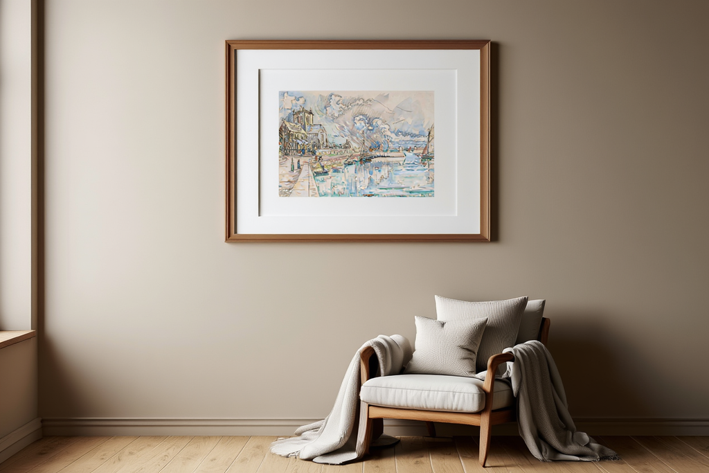 Paul Signac - Barfleur 'Le Port'